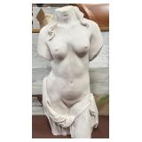 486 - FEMALE TORSO SCULPTURE 24'T (Z99)