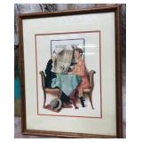 11 - NORMAN ROCKWELL PRINT FRAMED 17X22' (M11)