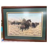 11 - GENE STEWART ART FRAMED 34X26' (M29)