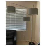 11 - ADESSO WELLINGTON 3-ARM ARC FLOOR LAMP