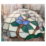 11 - STAINED GLASS HANGING LIGHT (A98)