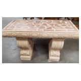 71 -CONCRETE GARDEN/ PATIO BENCH