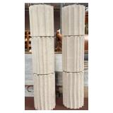 486 - TWO DECORATIVE COLUMNS 37'T (Z106)