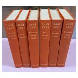 486 - SIX ZANE GREY HARDBOUND BOOKS (Z28)