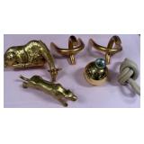 486 - MIXED LOT OF FIGURINES & SMALL VASE (Z24)