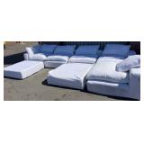 486 - WHITE MODULAR SECTIONAL SOFA