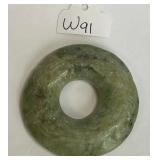 696 - ONE PIECE CARVED JADE (W91)