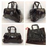 280 - COACH PATENT LEATHER SHOULDER BAG