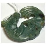 696 - CARVED JADE PENDANT (W60)
