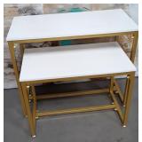 11 - SET OF TWO NESTING TABLES