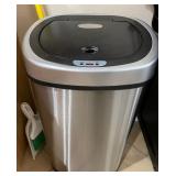 11 - TOUCHLESS STAINLESS TRASH CAN