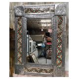 11 - ORNATELY FRAMED WALL MIRROR 21X28' (M12)