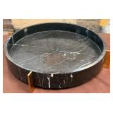 486 - ROUND DECORATIVE TRAY 20'DIA (Z121)