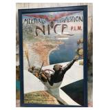 11 - FRENCH AVIATION POSTER FRAMED 26X38' (M24)