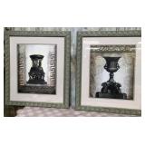 11 - TWO PIECES FRAMED ART 27X28' (M10)