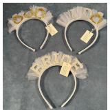 9 - BRIDE HEADBAND PARTY SET