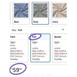 NEW LUXURY SATIN FULL BED SHEET SET