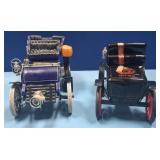 11 - TWO VINTAGE CAR DECANTERS (N14)