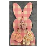 9 - EASTER BUNNY STICKER EARRINGS DISPLAY