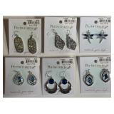 9 - GLAM RHINESTONE AND GEM EARRINGS