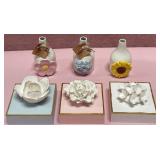 43 - FLORAL CERAMIC DECOR AND VASES