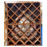 11 - WOODEN WINE RACK (A49)
