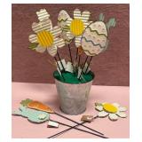 43 - EASTER PICKS DECORATIVE FLOWER SET