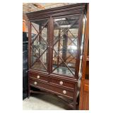 11 - LIGHTED CURIO DISPLAY CABINET (A61)