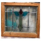 11 - STAINED GLASS PANEL 18X20' (M2)