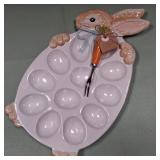 43 - EASTER BUNNY DEVILED EGG PLATTER