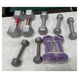 71 - MIXED LOT FREE WEIGHTS
