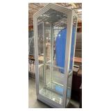 11 - LIGHTED CURIO DISPLAY CABINET (A55)