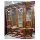 11 - LIGHTED CURIO DISPLAY/ CHINA CABINET (A69)
