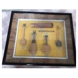 11 - MINI CHINESE MUSICAL INSTRUMENTS IN SHADOWBOX