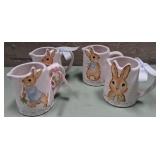 43 - EASTER BUNNY CERAMIC MUG SET