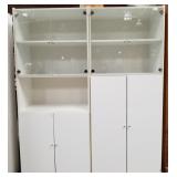 71 - WHITE CABINET 72X60'