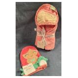 9 - BABY HOODED TOWEL AND MITT