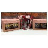 43 - ACRYLIC DRINKWARE SETS GIFT BOXED