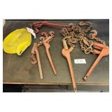 J - LEVER LOAD BINDERS  & LIFTING STRAP (C12)