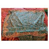 R - HAND CRAFTED BEADED SCARF (M6)