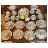 R - 87 PIECES IMPERIAL CHINA GROTON DISHWARE (K85)