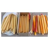 R - MIXED LOT OF TAPER CANDLES (P121)