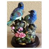 R - DeCAPOLI BLUE BIRDS FIGURINE (P87)