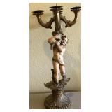 R - FIGURAL CHERUB CANDELABRA (P79)