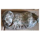R - STONE CARVING SLEEPING BUDDHA 21'L