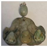 CARVED JADE PENDANT (B16)
