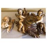 R - CHERUBS WALL SCULPTURES (P44)