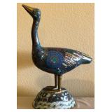 R - CHINESE CLOISONNE DUCK 19'T (P7)