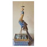 R - CHINESE CLOISONNE CRANE FIGURE 36'T (P116)