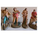 R - FOUR PORCELAIN FIGURINES 13'T (P200)